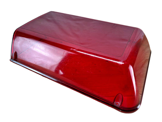 Federal Signal StreetHawk Lightbar - Red Dome Cover Lens with Internal Mirror