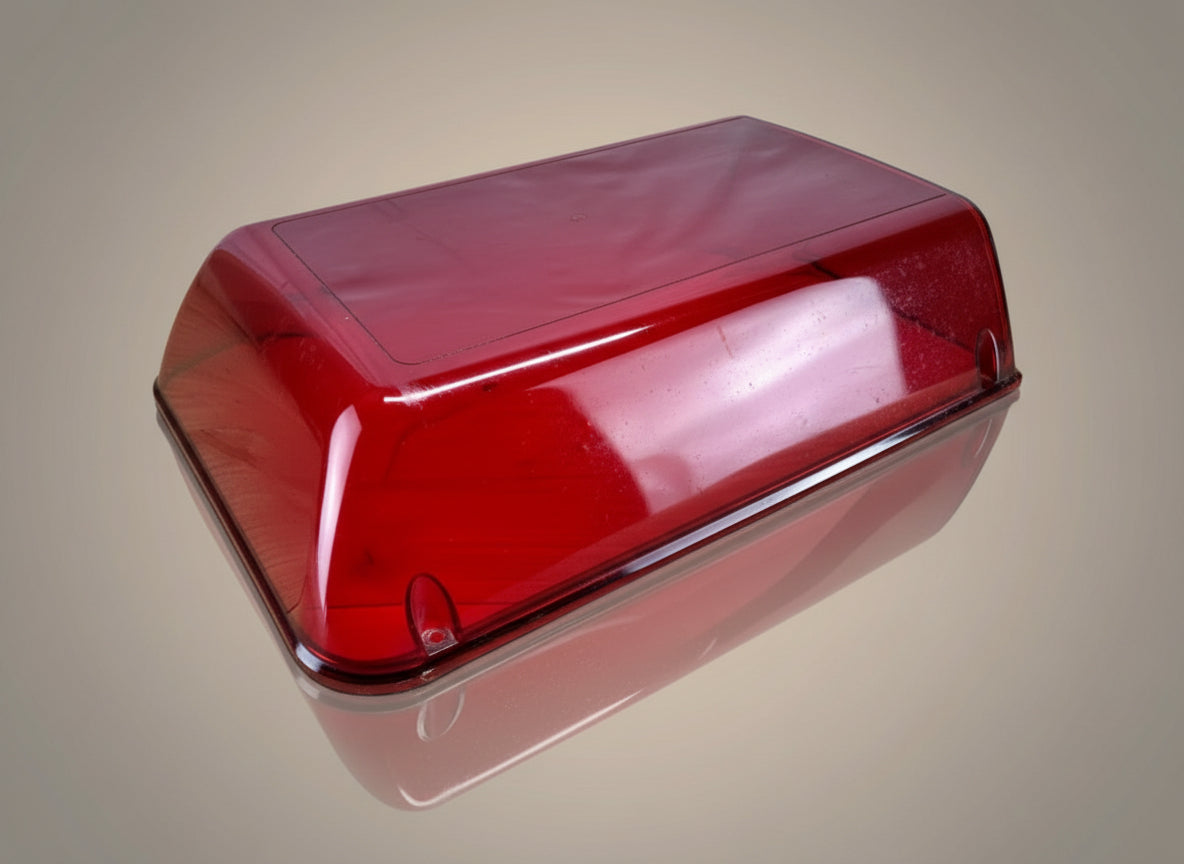 Federal Signal StreetHawk Lightbar - Red Dome Cover Lens with Internal Mirror