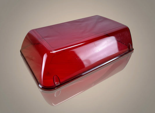 Federal Signal StreetHawk Lightbar - Red Dome Cover Lens with Internal Mirror