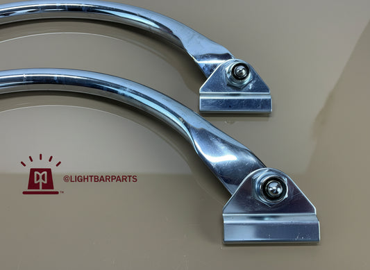 Federal Signal Twinsonic 12 CTS 12X Visibar - Pair of Hi-Rise High Gutter Mount Legs