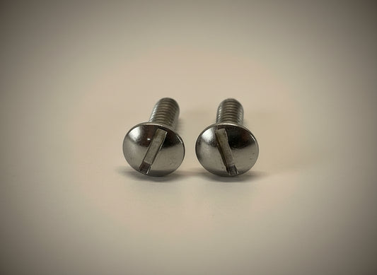 Federal Signal Twinsonic - Pair (2) of End Cap Screws - Stainless Steel - New