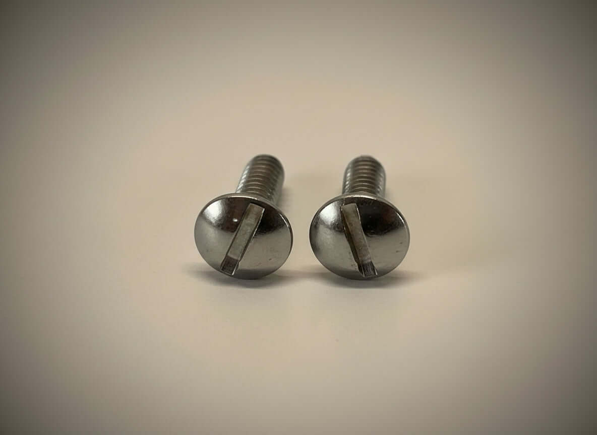 Federal Signal Twinsonic - Pair (2) of End Cap Screws - Stainless Steel - New