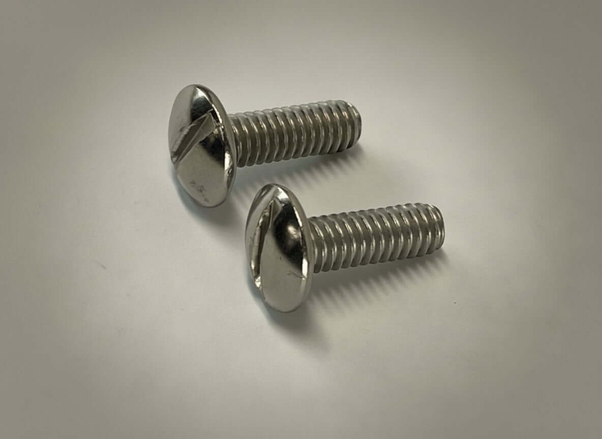 Federal Signal Twinsonic - Pair (2) of End Cap Screws - Stainless Steel - New