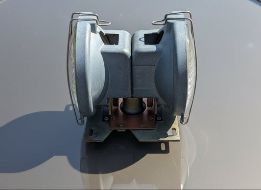 Federal Signal Twinsonic 12 12X CTS 12F - Rotator Light - GE 7400 Clear Bulbs