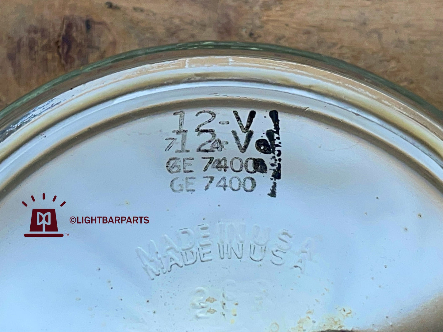 Federal Signal Twinsonic 12 12X CTS 12F - Rotator Light - GE 7400 Clear Bulbs