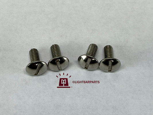 Federal Signal Twinsonic - Set of 4 Speaker Grill Screws - Stainless Steel