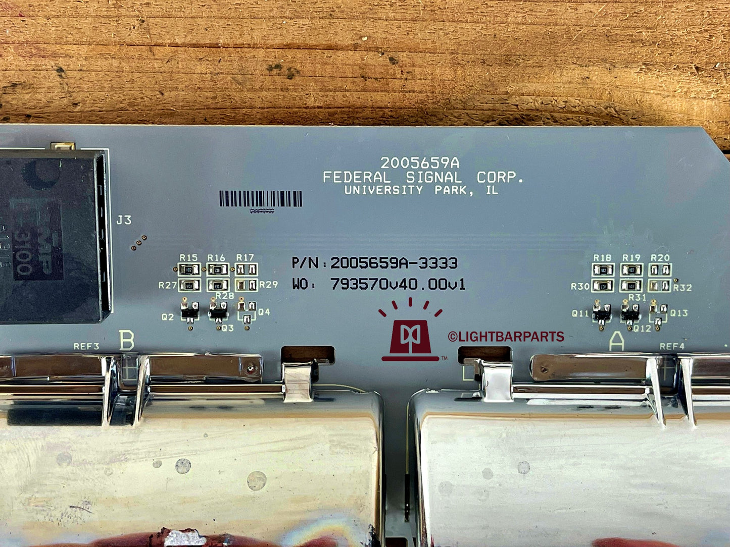 Federal Signal Valor - PCBA ROC Module PN: 2005659A-3333 - Drivers Side Front