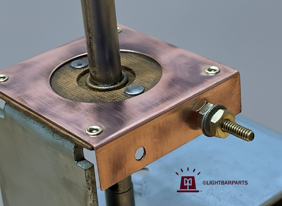 Federal Signal Visibar Twin Beacon Ray Model 11 - Slave Rotator Assembly with Metal Chain Gear