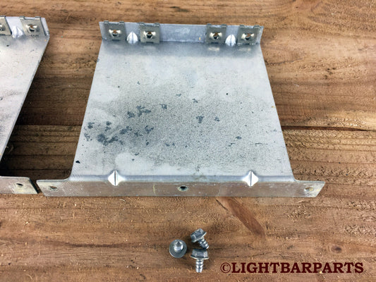 Code 3 PSE LP6000 Lightbar - Pair Center Dome / Speaker Grill Mounting Brackets - light bar parts