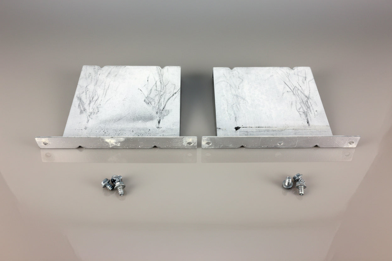 Code 3 PSE LP6000 Lightbar - Pair Center Dome / Speaker Grill Mounting Brackets - light bar parts