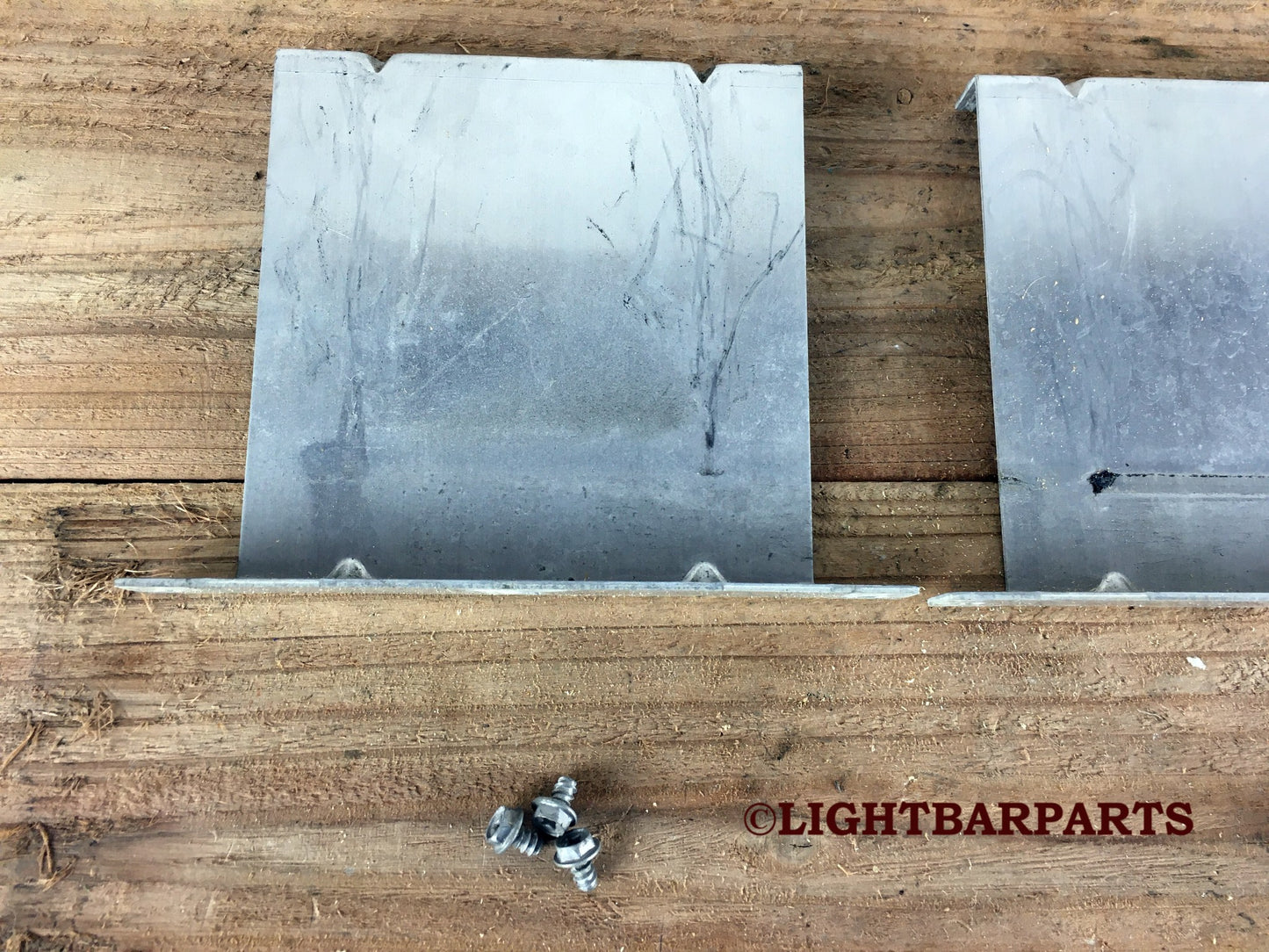 Code 3 PSE LP6000 Lightbar - Pair Center Dome / Speaker Grill Mounting Brackets - light bar parts