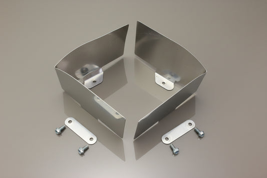 Code 3 MX7000 Vintage Lightbar - Reflector Mirror Assembly with Mount Hardware - light bar parts