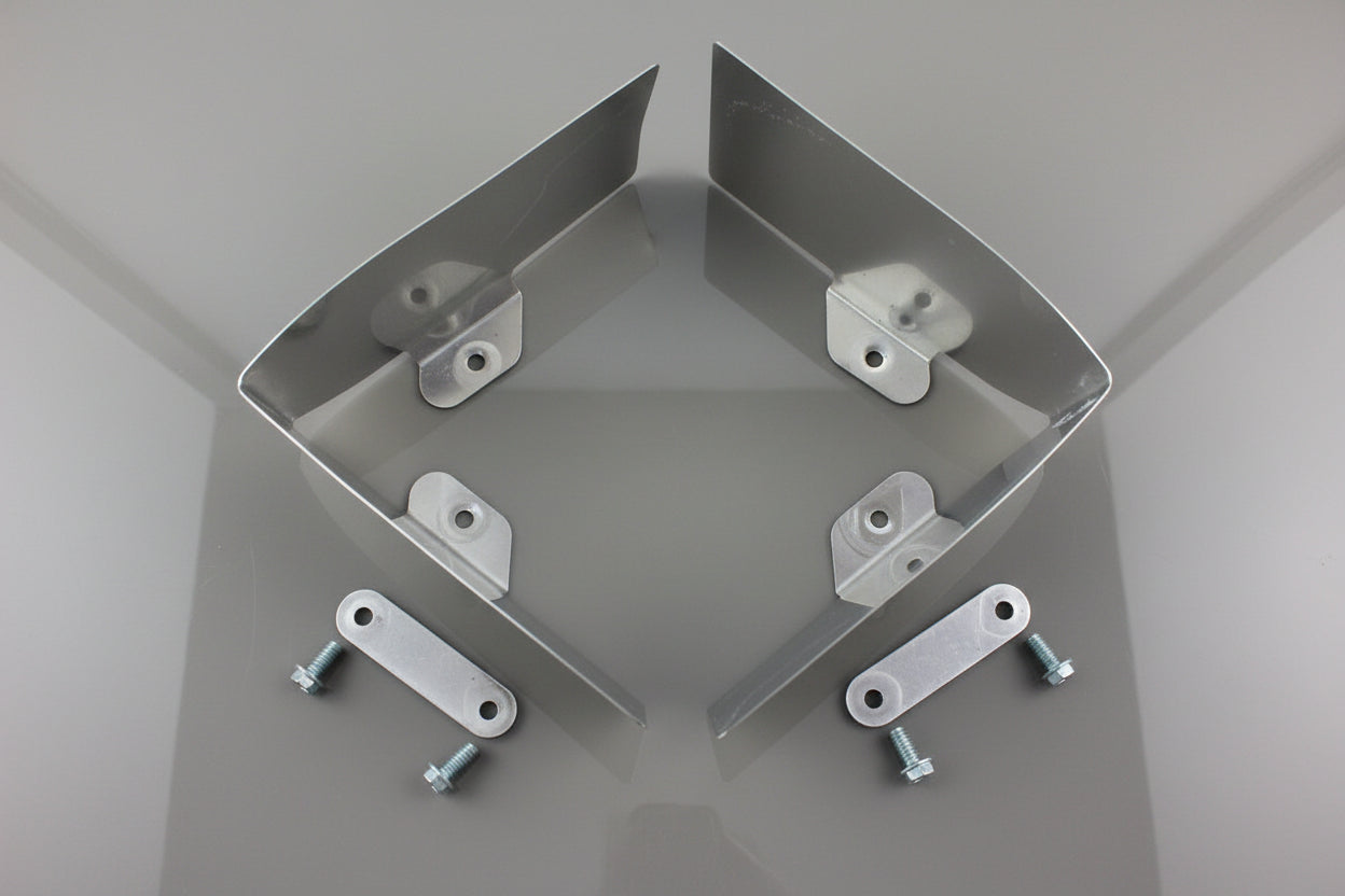 Code 3 MX7000 Vintage Lightbar - Reflector Mirror Assembly with Mount Hardware - light bar parts