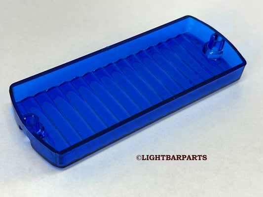 Whelen Series 4000 Advantedge - Blue Optic Prismatic Lens - New Old Stock