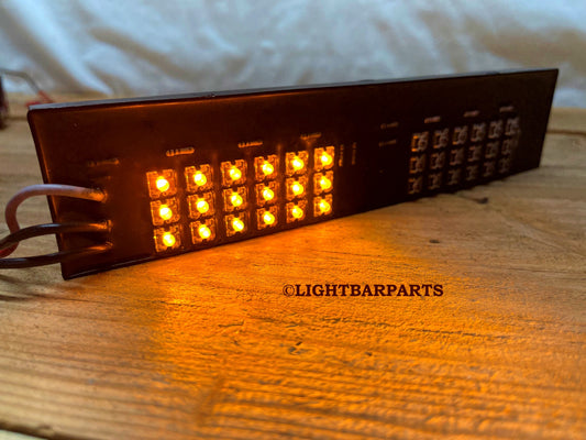 STAR Headlight Vintage Lightbar - Interceptor - Dual Amber LED Light Module