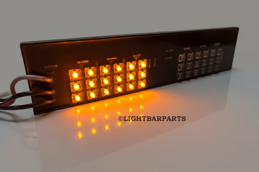 STAR Headlight Vintage Lightbar - Interceptor - Dual Amber LED Light Module