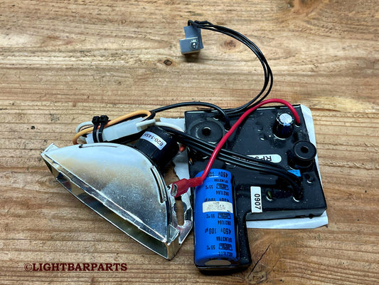 Star Headlight Lantern - Vintage Lightbar - Strobe Light with Power Supply