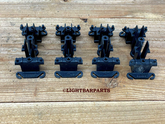 Whelen Edge 9000 9M Lightbar - Four (4) 400 Series Light head Mounting Brackets