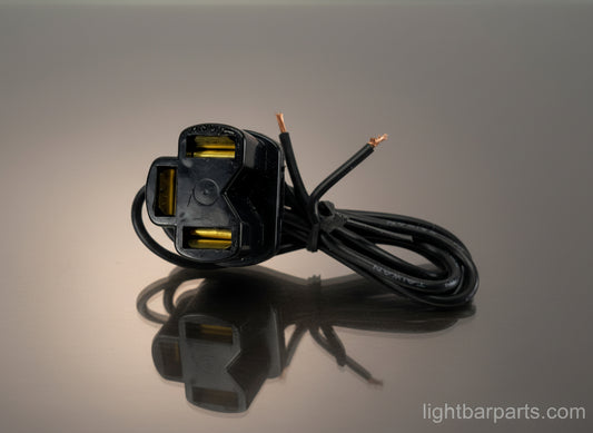 Aerodynic Aerotwin Twinsonic StreetHawk Lightbar - 3 Prong Flasher PigTail - NEW