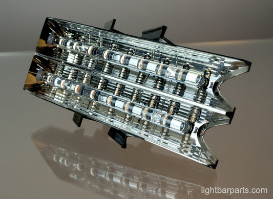 Whelen Ultra Freedom Lightbar - Red/Red 9 x 9 LIN18 Corner Extended LED Module Whelen P/N: 01-02645645500