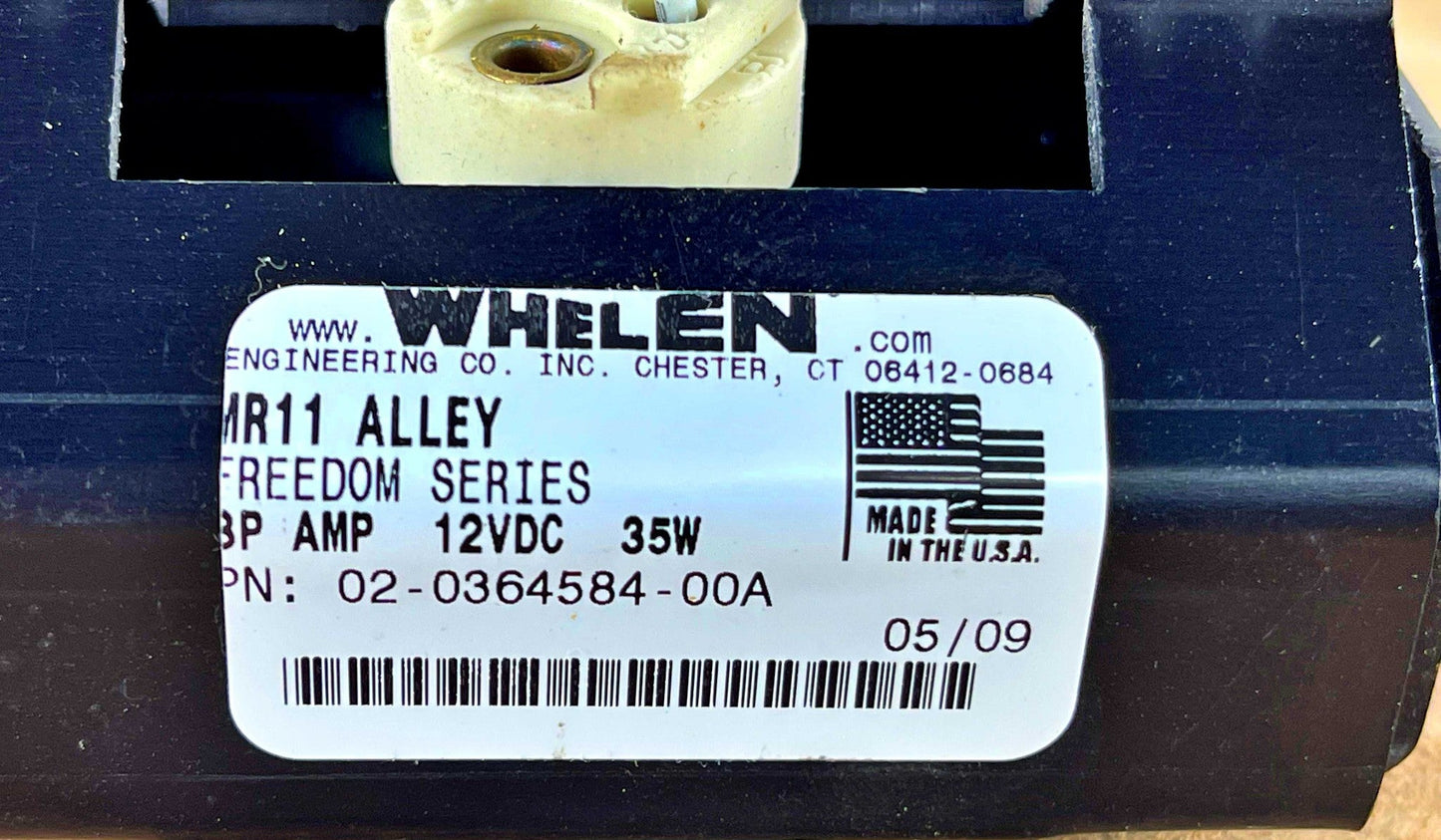 Whelen Freedom Lightbar - MR11 Alley Light Assembly - 35W - Whelen P/N: 02-0364584-00