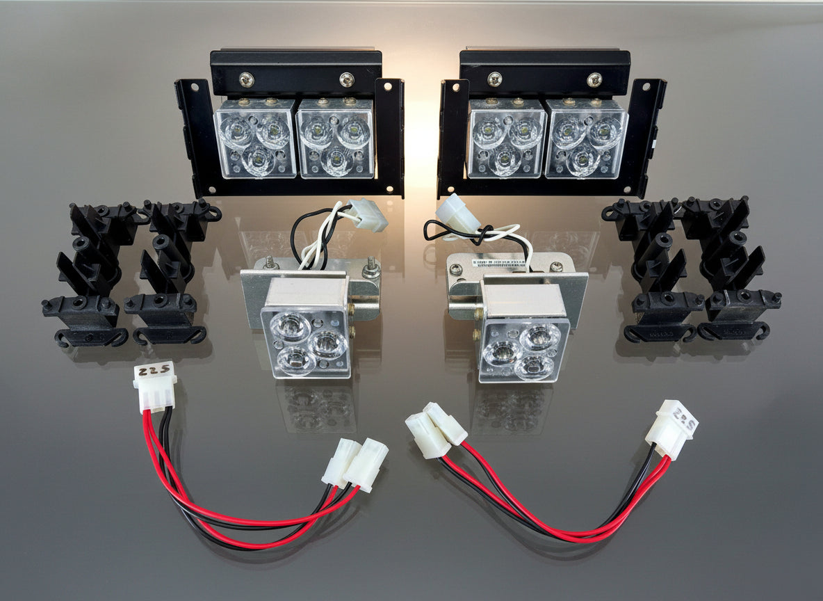 Whelen Freedom Lightbar - Pair of White LR11 Takedown and Alley Light Assemblies