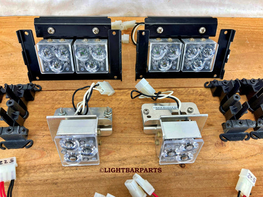 Whelen Freedom Lightbar - Pair of White LR11 Takedown and Alley Light Assemblies