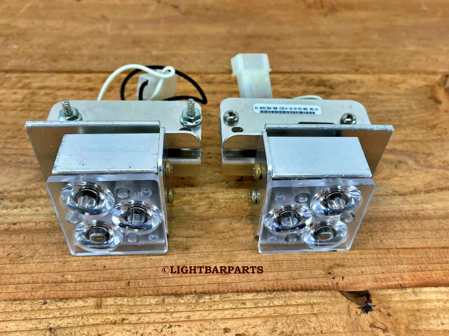 Whelen Freedom Lightbar - Pair of White LR11 Takedown and Alley Light Assemblies
