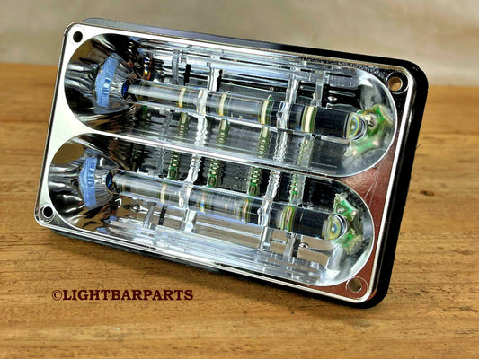 Whelen Freedom Lightbar - 400 Series Blue / Blue Lin12 6x6 Super LED Module P/N: 01-0286361222C