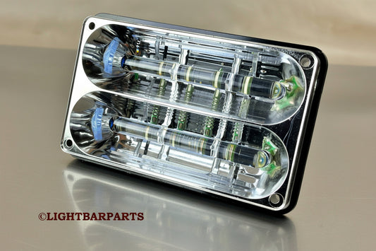 Whelen Freedom Lightbar - 400 Series Blue / Blue Lin12 6x6 Super LED Module P/N: 01-0286361222C