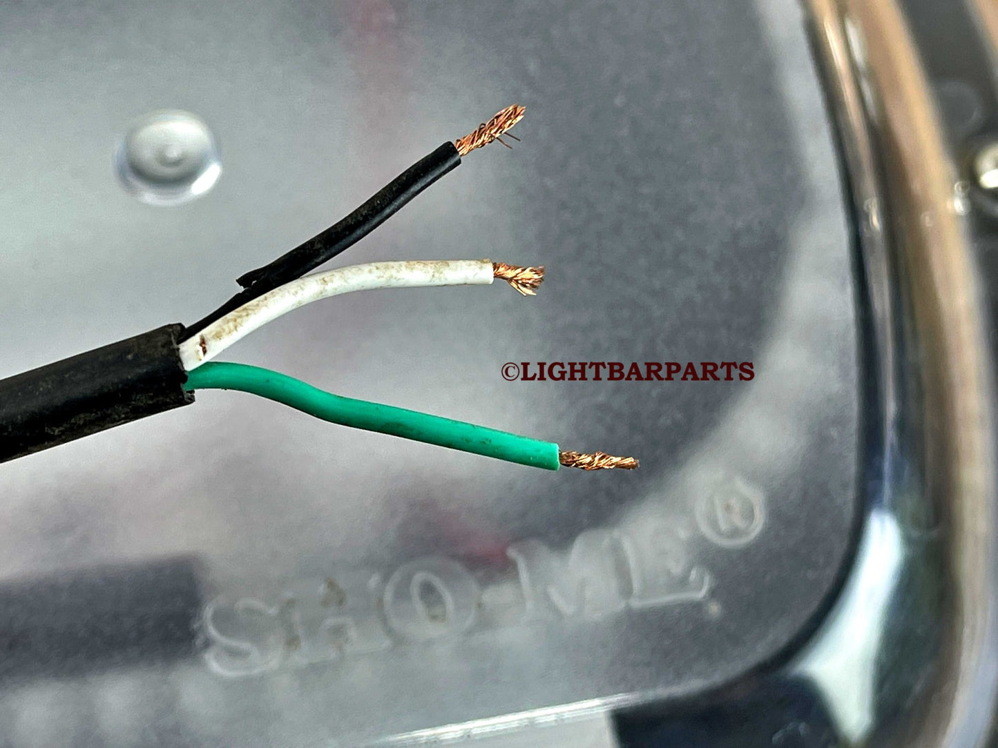 SHO-ME 11.1227.008 Red LED Stretch Lightbar - 27" Long - 7 Flash Patterns - 9' Power Cord