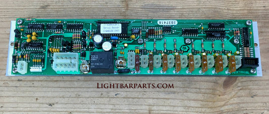 Vintage Whelen Edge 9000 Lightbar - MC4 Serial Receiver Board 01-0268036-00