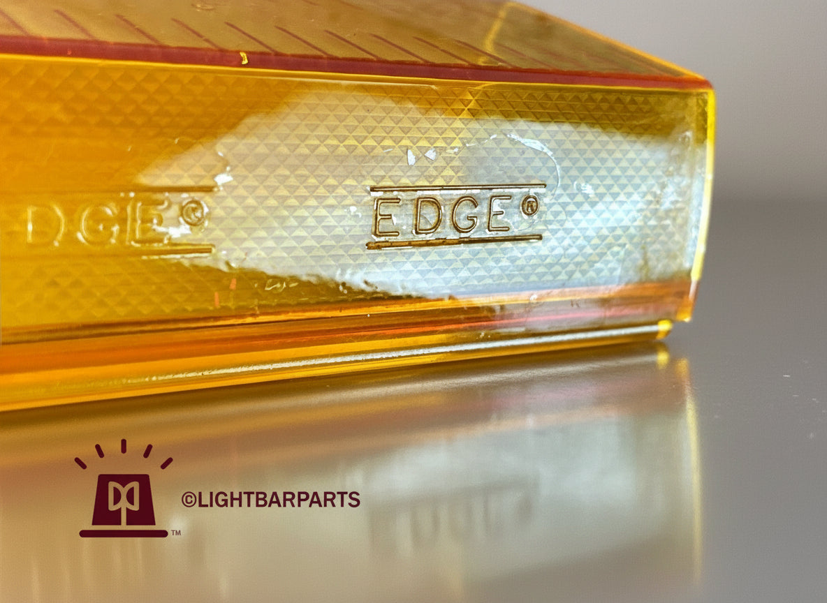 Whelen LFL Liberty Patriot - Amber Filter Lens Dome - 5-1/16" Long