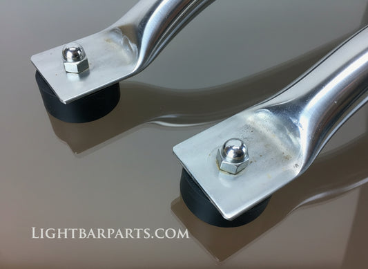 Lightbar Rubber Feet Bumpers for Federal Signal Twinsonic Aerodynic Set of Four Lightbar Parts