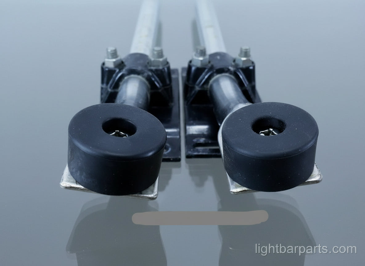 Lightbar Rubber Feet Bumpers for Federal Signal Twinsonic Aerodynic Set of Four Lightbar Parts