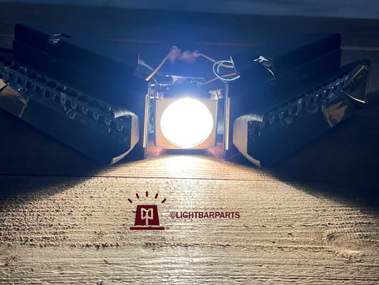 CODE 3 RX2700 - Blue Corner LED Module - 12 Diodes - with Halogen Alley Light