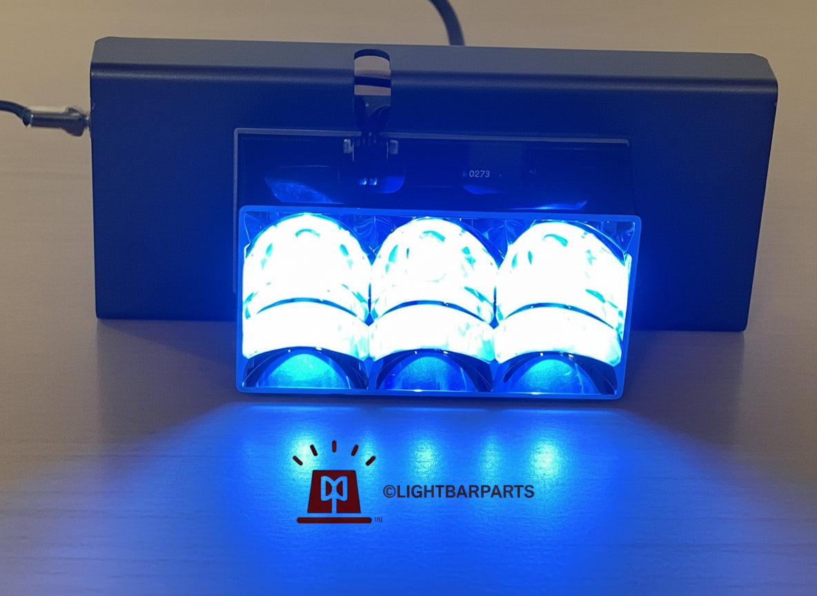 CODE 3 RX2700  - Inboard Center LED Module - 3 Diodes - Color: Blue
