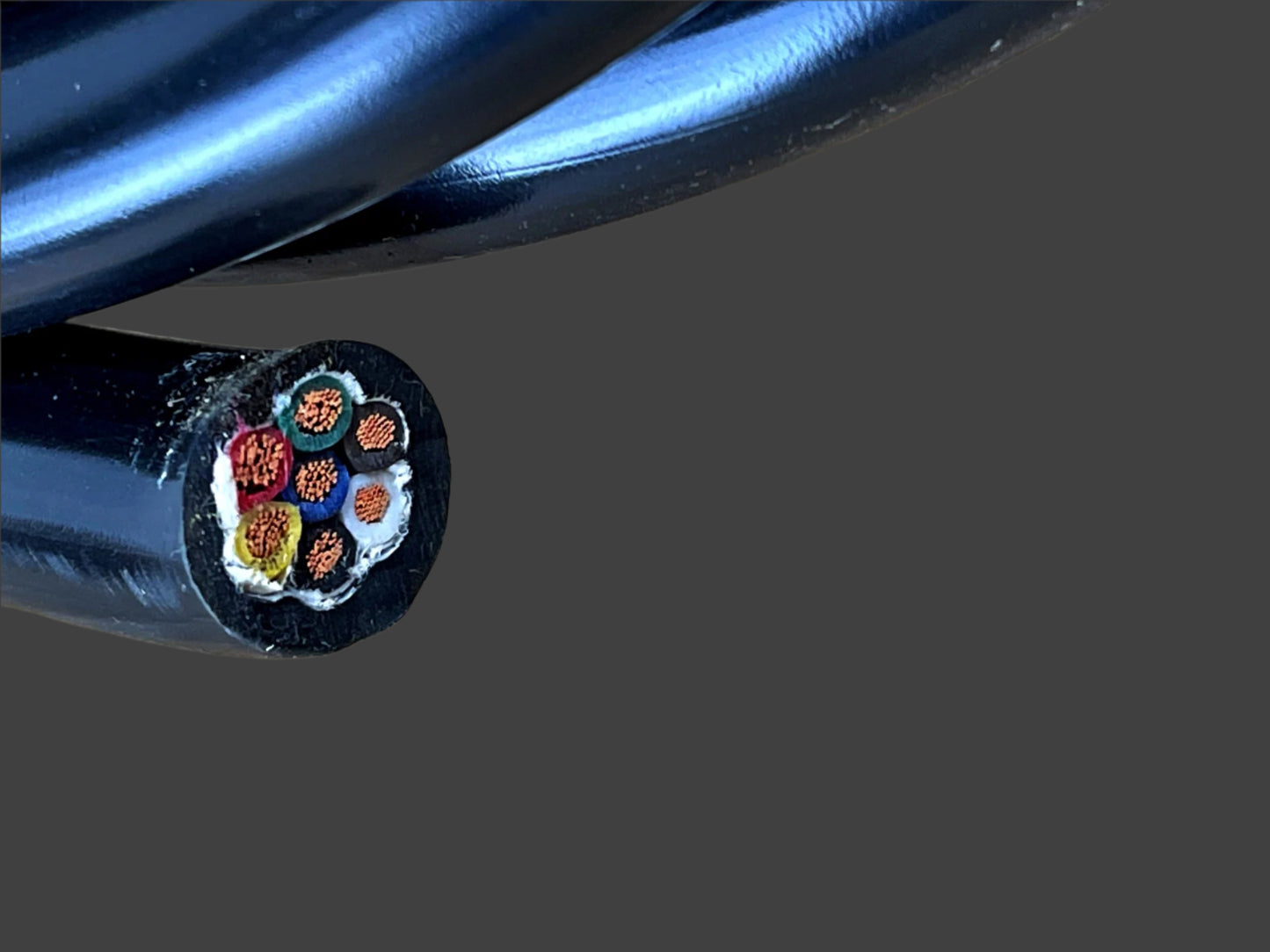 Federal Signal / Whelen / Code3 Lightbar Light Bar - Seven (7) Wire Power Cable 14' Long