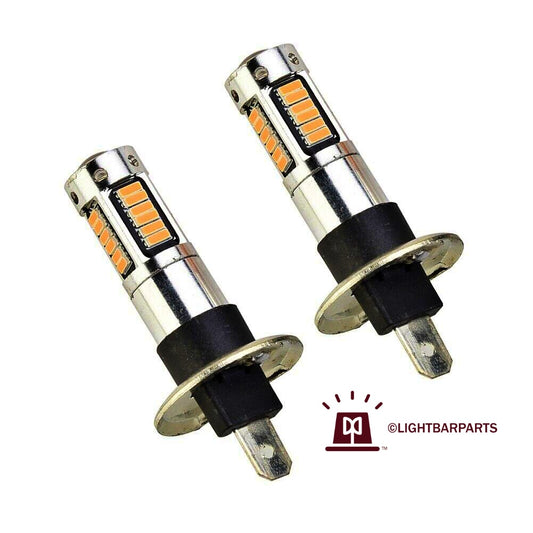 Federal Signal Code3 Beacon Lightbar Rotator - Pair LED Replacement Bulb - Amber