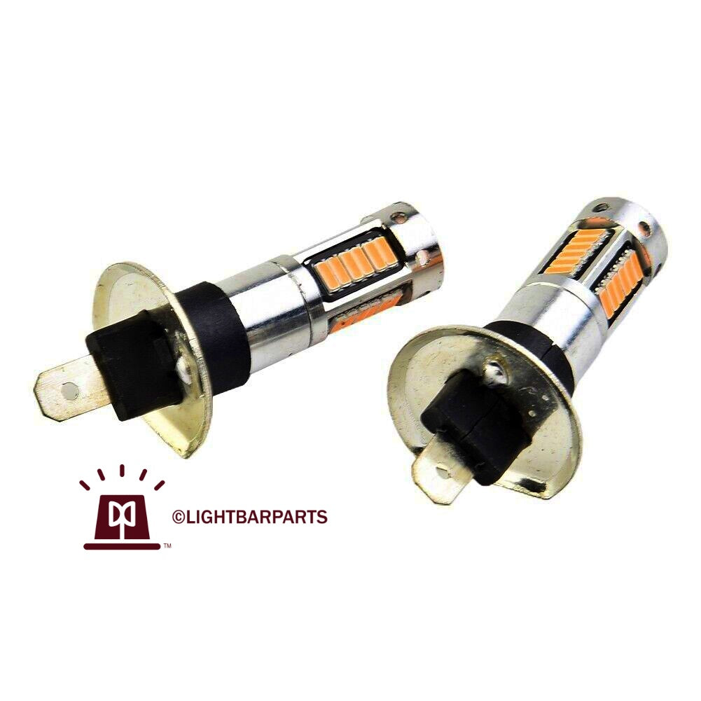 Federal Signal Code3 Beacon Lightbar Rotator - Pair LED Replacement Bulb - Amber