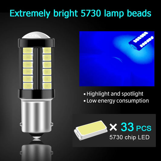 Federal Signal Code3 Lightbar Rotator - LED Twist Lock Replacement Bulbs - Blue