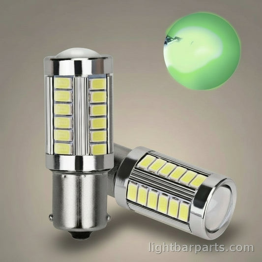 Federal Signal Code3 Lightbar Rotator - LED Twist Lock Replacement Bulbs - Green