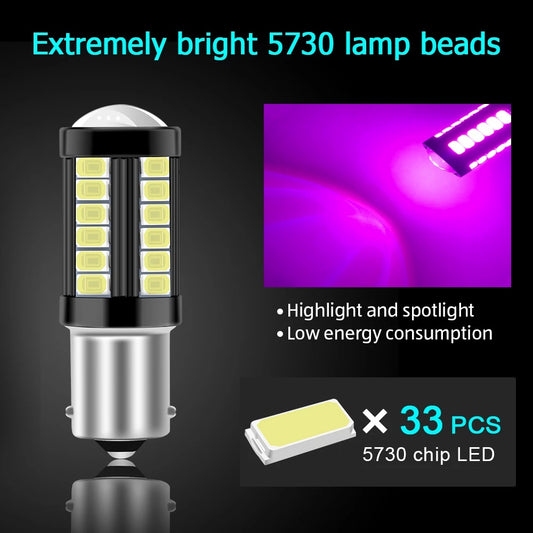 Federal Signal Code3 Lightbar Rotator LED Twist Lock Replacement Bulbs - Purple