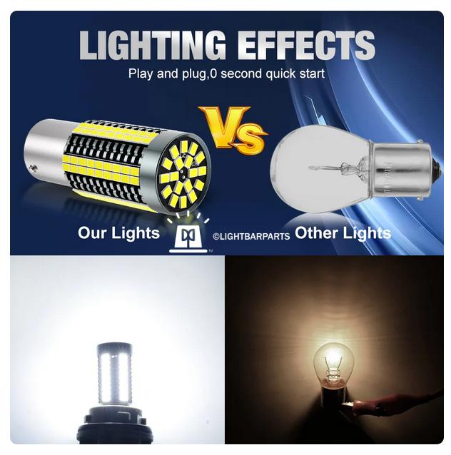 Federal Signal Code3 Lightbar Rotator - LED Twist Lock Replacement Bulbs - Amber