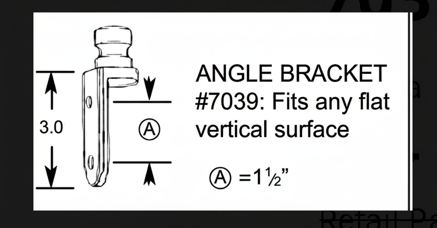 Unity Spotlight Parts - Angle Bracket - 7039