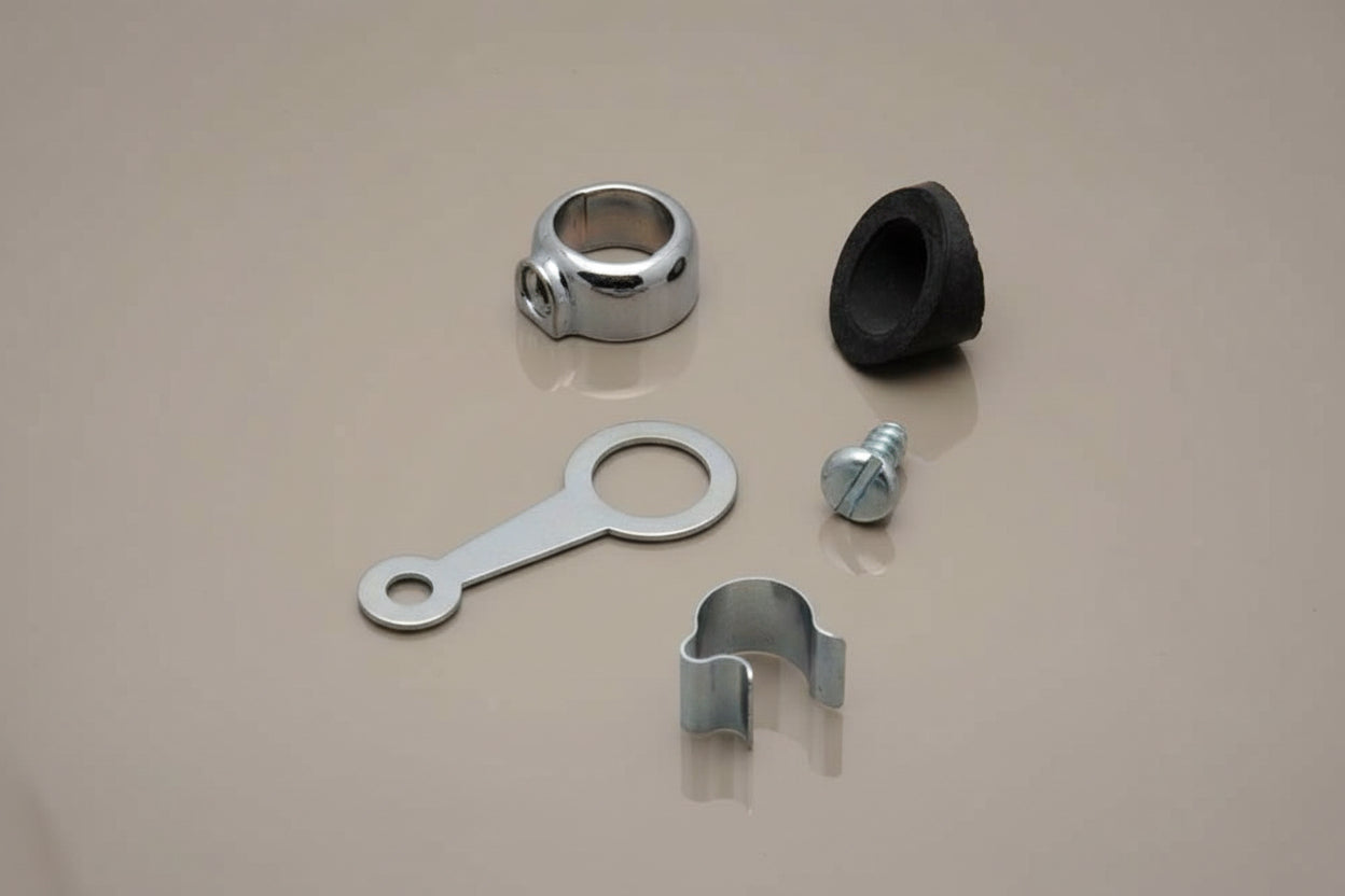 Unity Spotlight Parts - Inside Bracket Tap Collar, Plate Arm, Wire Clip, Spacer