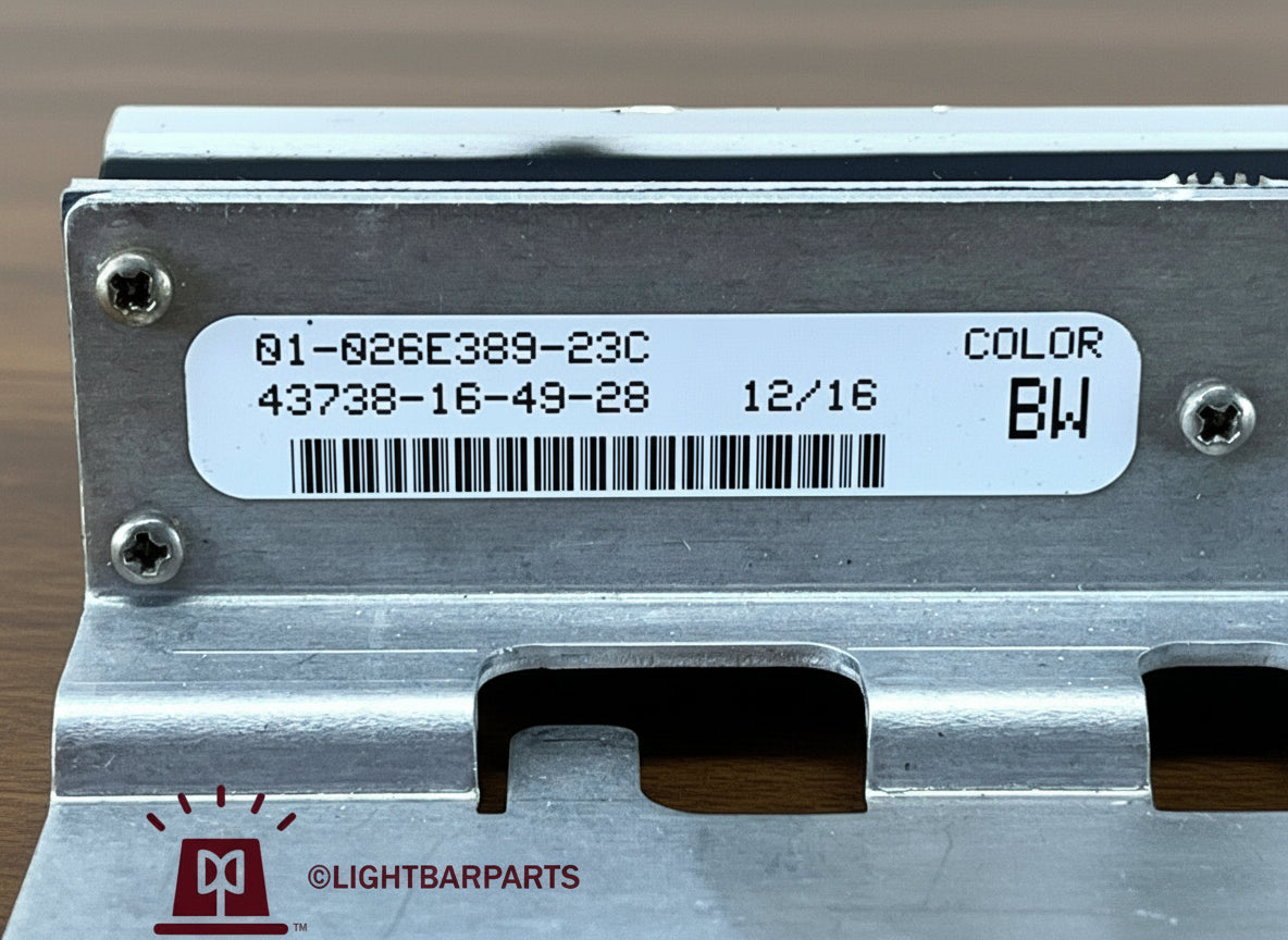 Whelen Legacy Lightbar - Inboard Module - DUO Module White / Blue P/N: 01-026E389-23C