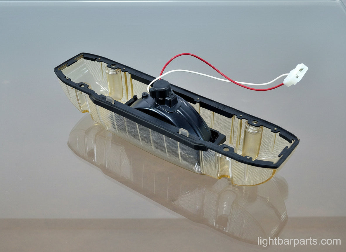 Whelen Liberty LFL - Clear End Cap and Prismatic Filter with Halogen Alley Light