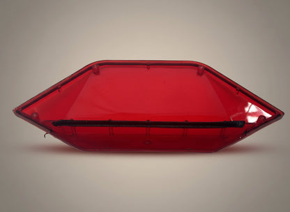 Code 3 XL Lightbar Red End Cap PSE 8 With Mounting Screws