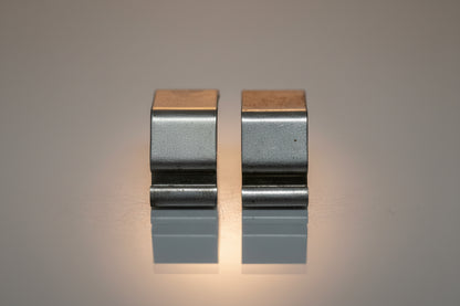 CODE 3 MX7000 LEDX 2100 Excalibur 360 - Set of Two stainless Dome Clips